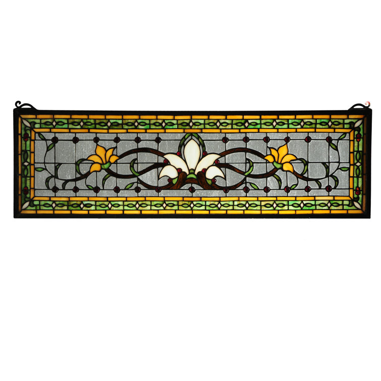 Astoria Grand Fairytale Transom Stained Glass Window & Reviews Wayfair
